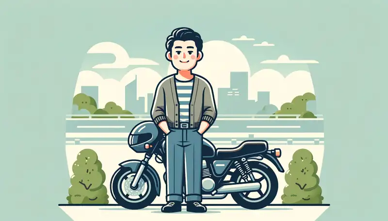 バイクをやめてよかったと思っている男性